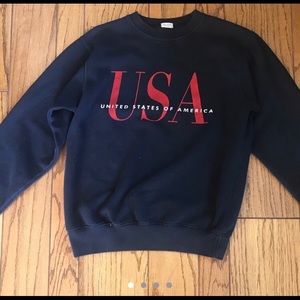 Brandy Melville navy USA sweatshirt